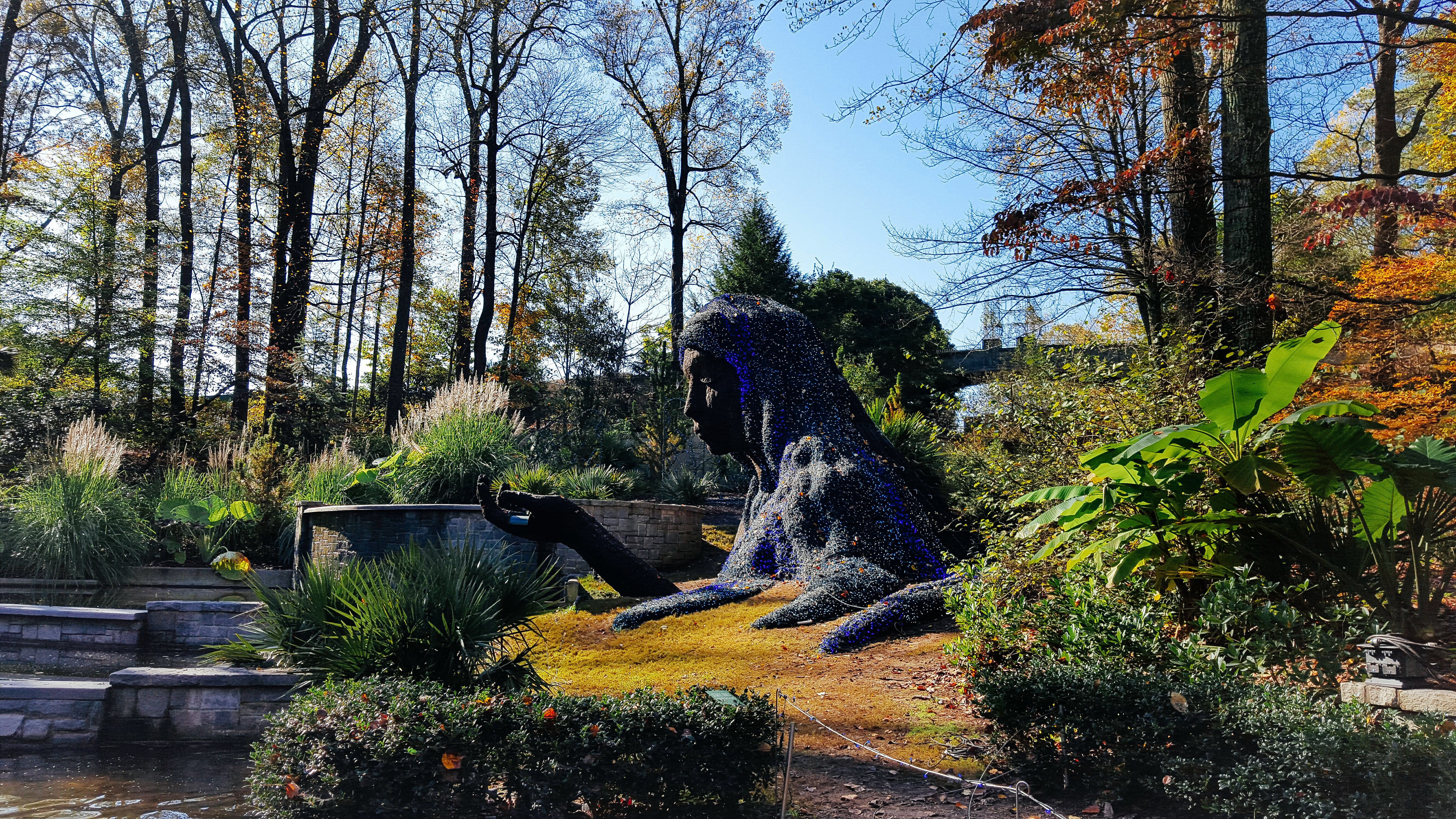 An Impressive Woman sculpture Atlanta Botanical Garden